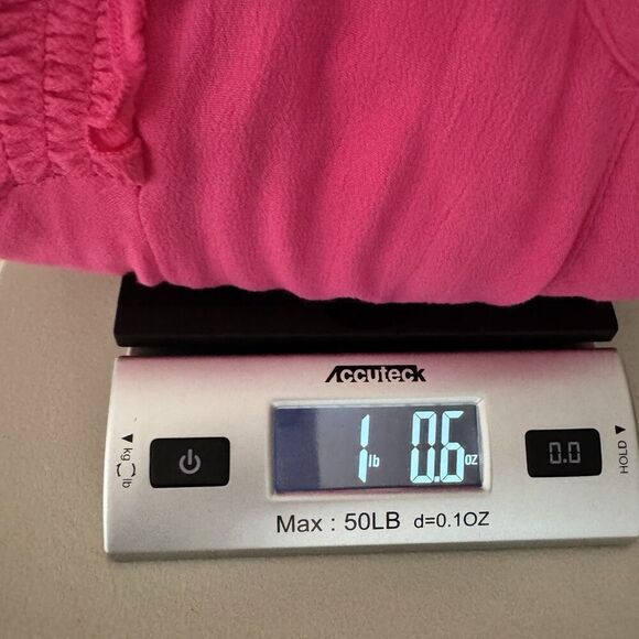 Umgee Women Tiered Midi Dress L Pink Balloon Sleeve Peasant Boho Cottagecore - Picture 16 of 16